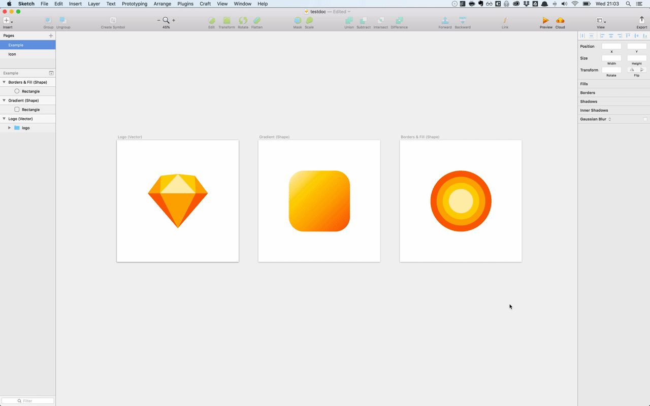 Product design platform Sketch.
